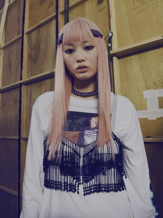  애슐리 윌리엄스 브라 비즈 장식  블랙