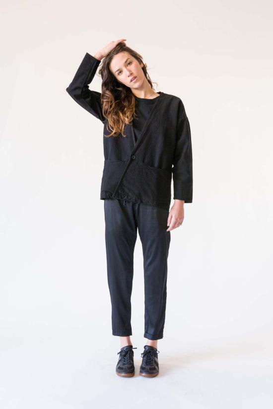  SEEKER 자켓 시커 랩 코트 블랙