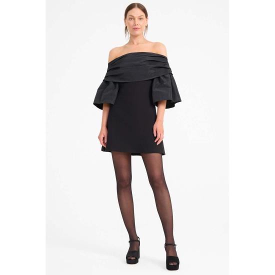  스타우드 숏 원피스 스토드 하퍼 드레스 블랙