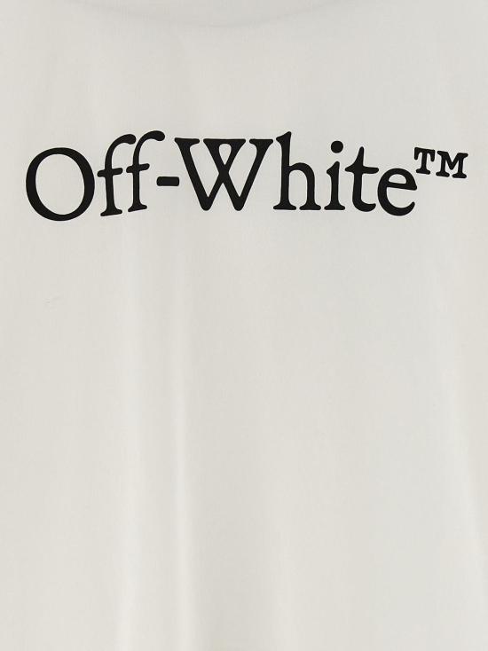  오프화이트 반팔 티셔츠 빅 로고 티셔츠 화이트 - OFF WHITE