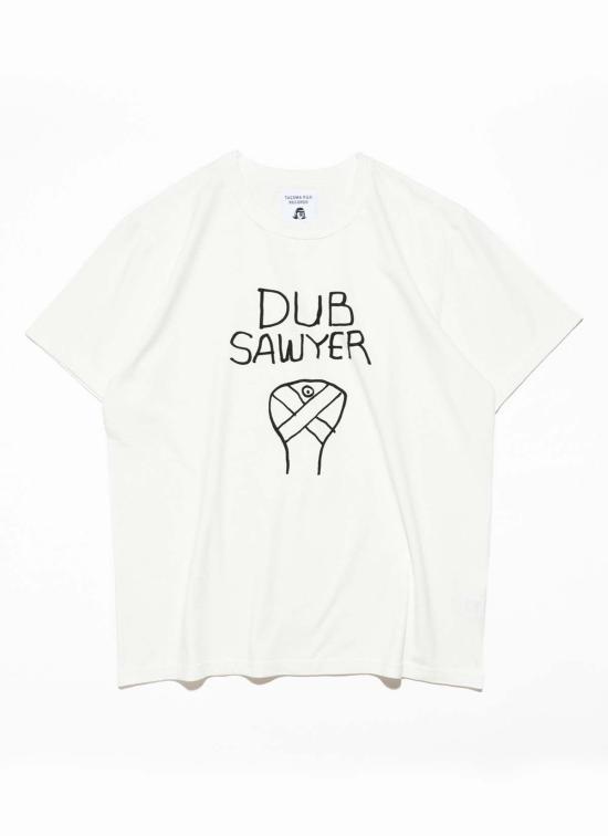  타코마 후지 레코즈 반팔 티셔츠 Tomoo Gokita가 디자인한 Tacoma Fuji Records Dub Sawyer 티셔츠