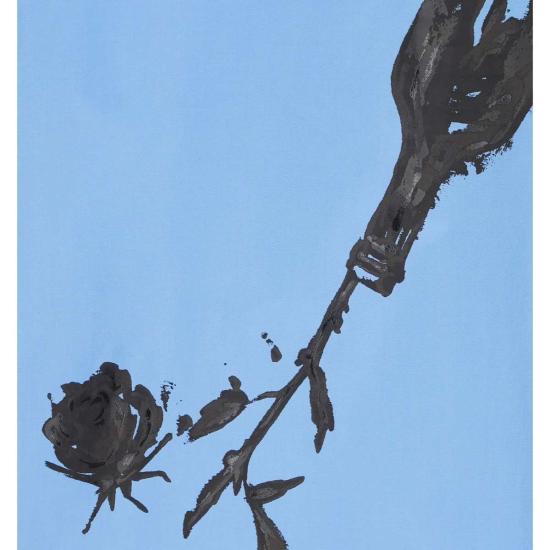  프라다 반팔 셔츠 프린트 코튼 셔츠 블루 - PRADA