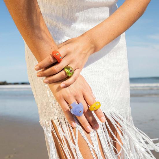  리지 포르투나토 반지 기념비 링 라임