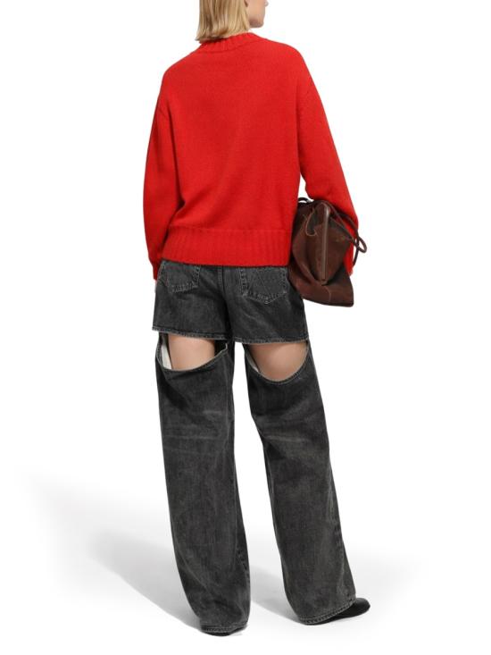 26SS 디 아티코 스트레이트 팬츠 260WCP00277 CCC129WS414 BLACK - THE ATTICO