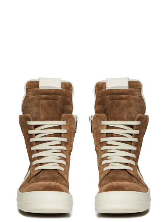26SS 릭 오웬스 템플 지오바스켓 하이 스니커즈 RU01F2894LCSUCO10411 BROWN - RICK OWENS