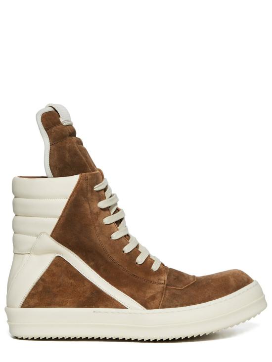 26SS 릭 오웬스 템플 지오바스켓 하이 스니커즈 RU01F2894LCSUCO10411 BROWN