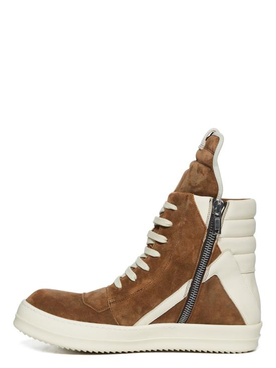26SS 릭 오웬스 템플 지오바스켓 하이 스니커즈 RU01F2894LCSUCO10411 BROWN - RICK OWENS