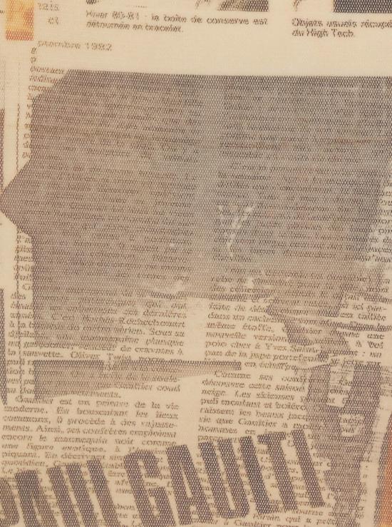  장 폴 고티에 롱 원피스 테크니컬 원단 소재의 긴 민소매 오픈백 올오버 프린트 드레스 - JEAN PAUL GAULTIER