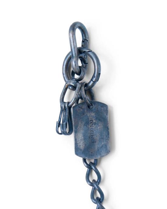  리폼드 키링 재성형된 녹슨 황동 보호 스트랩 키체인 녹슨 - REFOMED