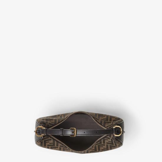 26SS 펜디 펜디그라피 스몰 패브릭 호보백 8BR798ALP3F1I02 BROWN - FENDI
