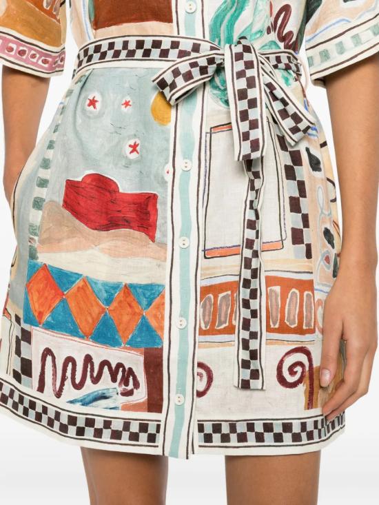 26SS 알레메 미디 원피스 6308DMULTI MULTICOLOUR - ALEMAIS