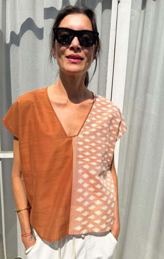  Two 반팔 티셔츠 이캇 탑 2개