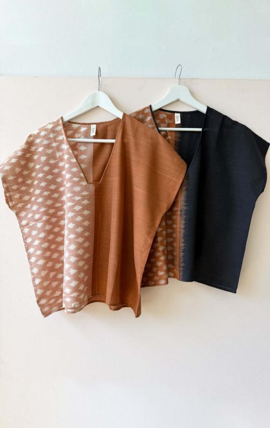  Two 반팔 티셔츠 이캇 탑 2개 - OTHER BRANDS