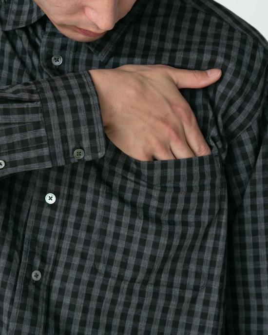  스노우피크 긴팔 셔츠 스노우 피크 깅엄 체크 - SNOW PEAK