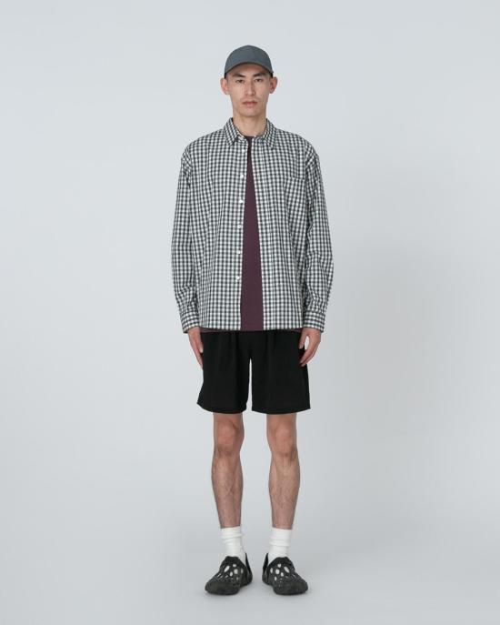  스노우피크 긴팔 셔츠 스노우 피크 깅엄 체크 - SNOW PEAK