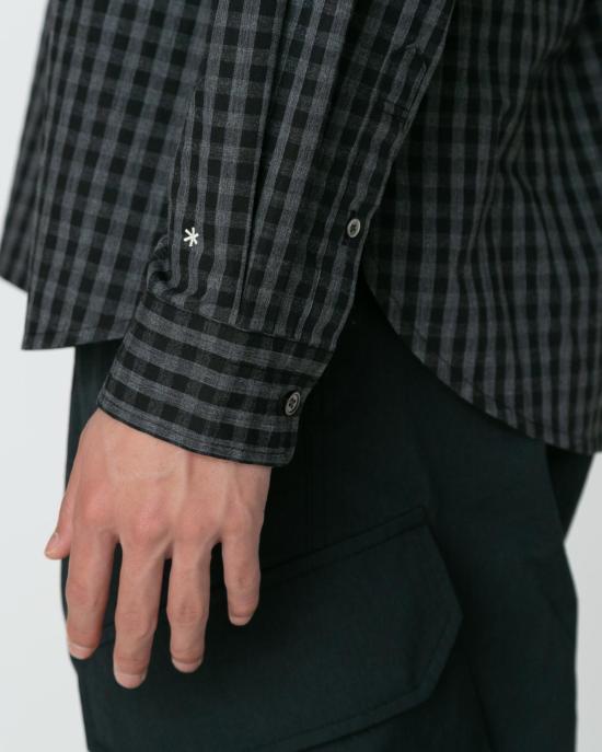  스노우피크 긴팔 셔츠 스노우 피크 깅엄 체크 - SNOW PEAK