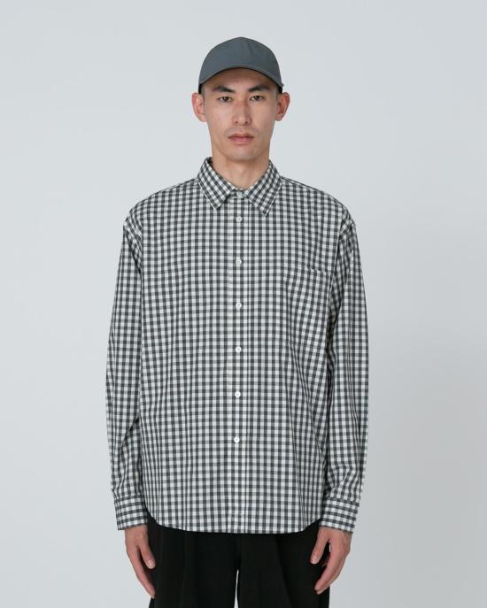  스노우피크 긴팔 셔츠 스노우 피크 깅엄 체크 - SNOW PEAK