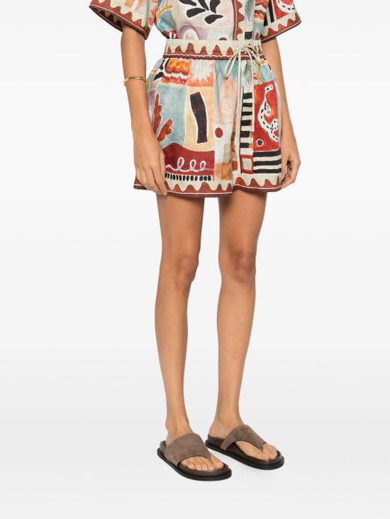 26SS 알레메 스트레이트 팬츠 6287PMULTI MULTICOLOUR - ALEMAIS