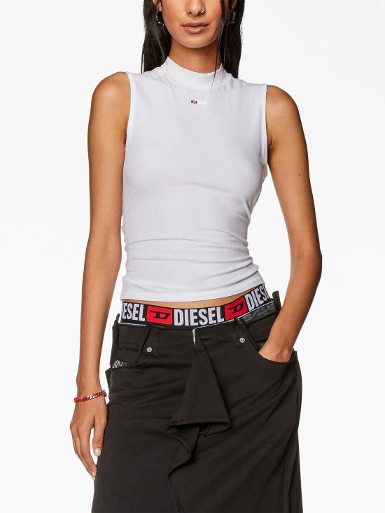26SS 디젤 민소매 티셔츠 A103970BLAN100 WHITE - DIESEL