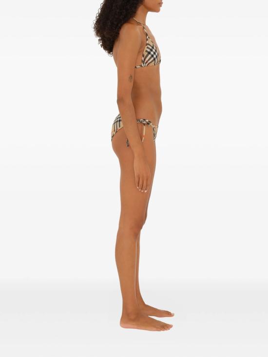 26SS 버버리 체크 비키니 탑 8122512B9368 BROWN - BURBERRY