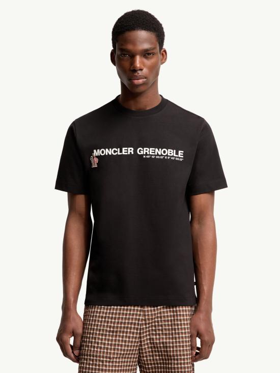 26SS 몽클레어 반팔 티셔츠 L10978C0001789AW1999 BLACK - MONCLER