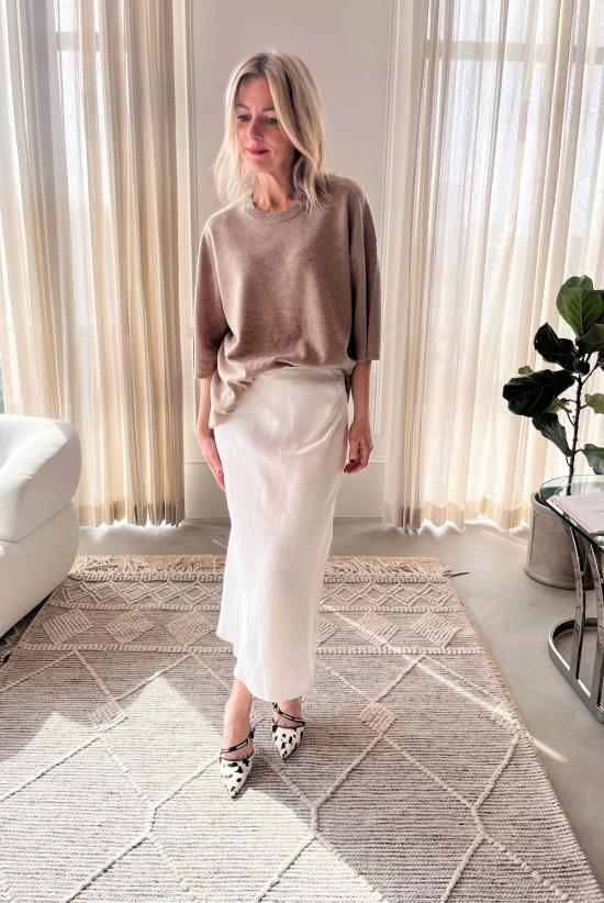  더 가먼트 반팔 티셔츠 가먼트 코모 오버사이즈 티 트러플