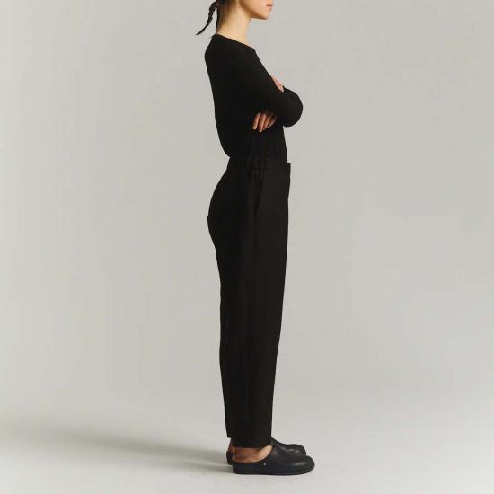  케이시 케이시 팬츠 롱 샤세  블랙