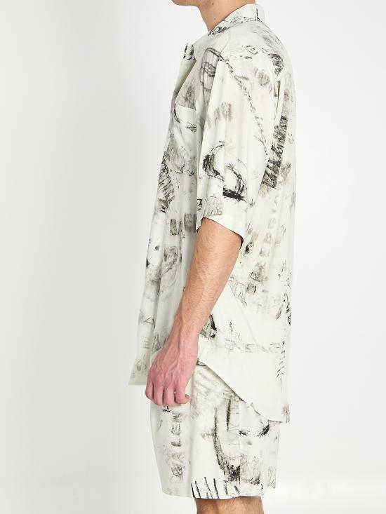 26SS 발렌시아가 긴팔 셔츠 852334TTL78 1240 GREY - BALENCIAGA