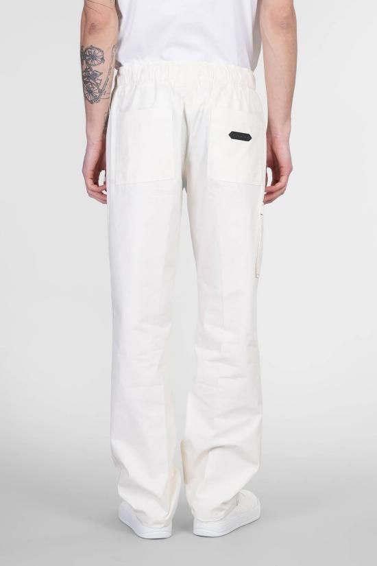  랑방 스트레이트 팬츠 화이트 - LANVIN