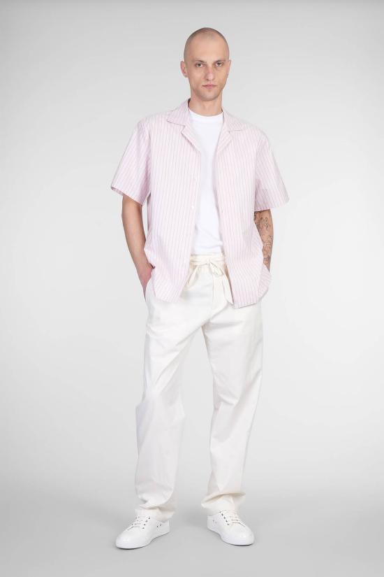  랑방 스트레이트 팬츠 화이트 - LANVIN