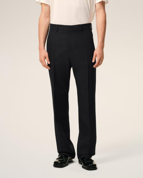 26SS 아미 울 스트레이트 트라우저 HTR506WV0195 001 NOIR - AMI