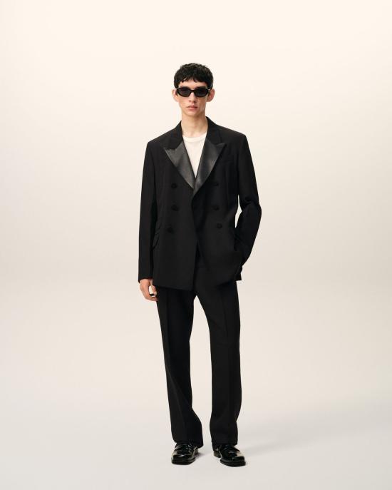26SS 아미 울 스트레이트 트라우저 HTR506WV0195 001 NOIR - AMI