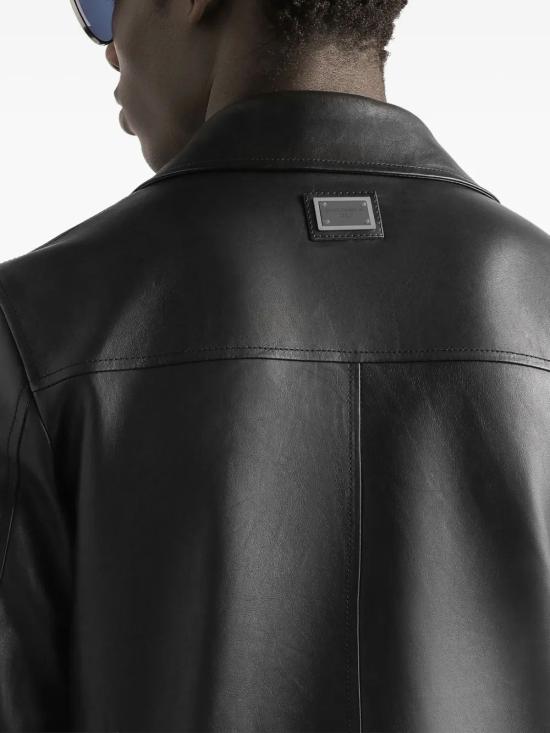 26SS 돌체앤가바나 가죽 자켓 G9CCCLHULZK N0000 BLACK - DOLCE & GABBANA