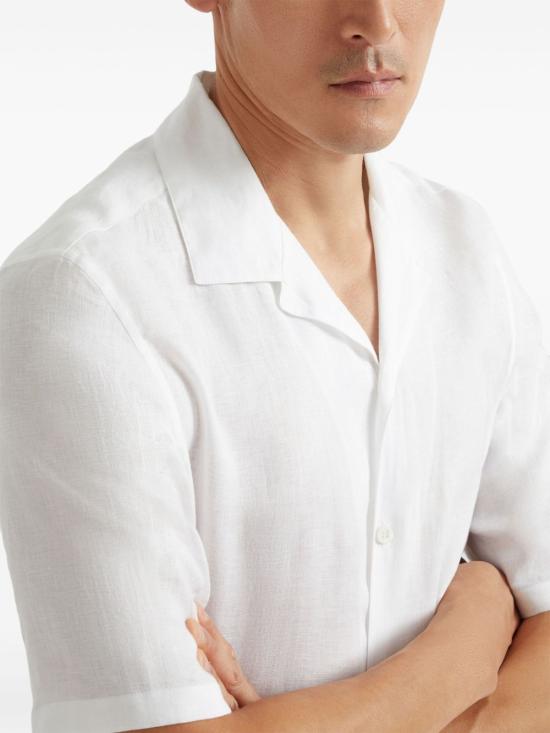 26SS 브루넬로 쿠치넬리 긴팔 셔츠 MM6840615 C001 BIANCO - BRUNELLO CUCINELLI