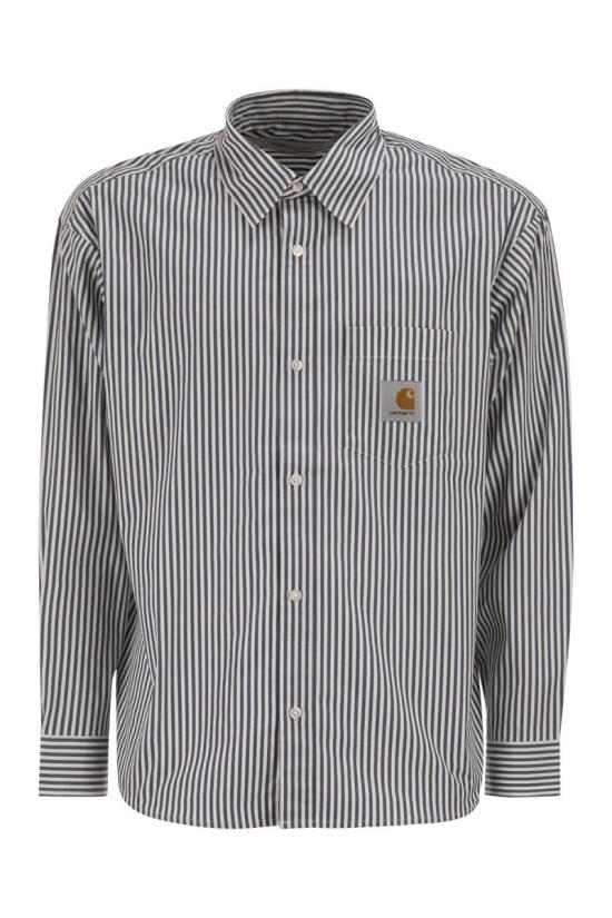 26SS 칼하트 WIP 반팔 티셔츠 I035952 3NWXX BLUEWAX