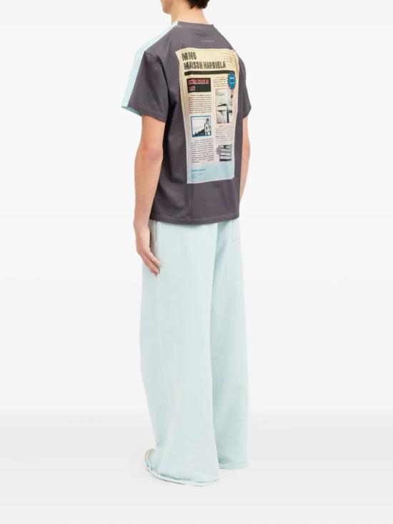 26SS MM6 메종마르지엘라 반팔 티셔츠 SH0GC0065M20181 001S TURQUOISE - MM6 MAISON MARGIELA