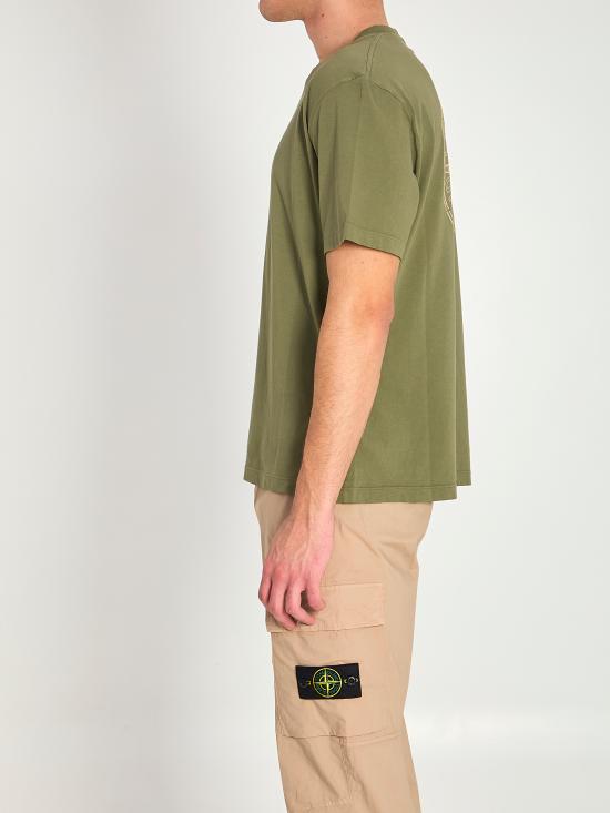 26SS 스톤 아일랜드 반팔 티셔츠 L1S152100001S0285 V005G MILTRGREN - STONE ISLAND