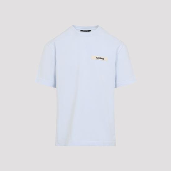 26SS 자크뮈스 그로그랭 로고 티셔츠 TSM00133AJ00226 321 LIGHTBLUE - JACQUEMUS