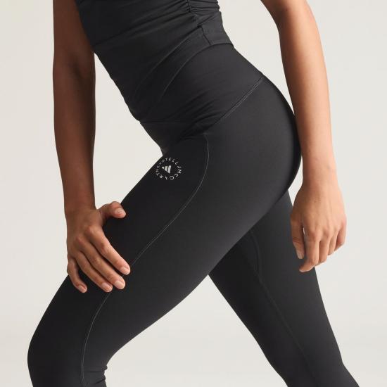 26SS 아디다스 바이 스텔라매카트니 스트레이트 팬츠 KF5117 BLACK - ADIDAS BY STELLA MCCARTNEY