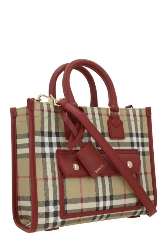 26SS 버버리 미니 프레야 토트백 8116281155142 B9724 VCHBRBROWN - BURBERRY