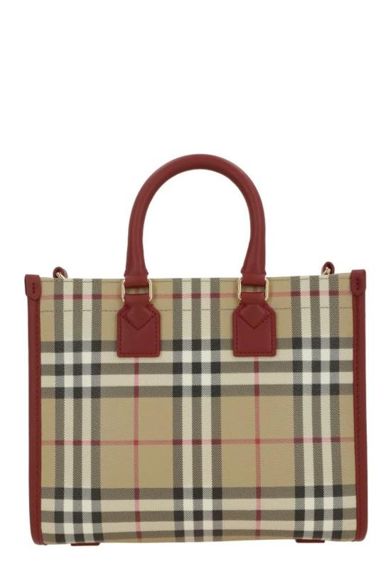 26SS 버버리 미니 프레야 토트백 8116281155142 B9724 VCHBRBROWN - BURBERRY