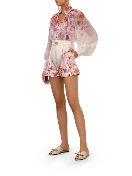  짐머만 숏팬츠 플로럴 프린트 반바지 멀티컬러 - ZIMMERMANN