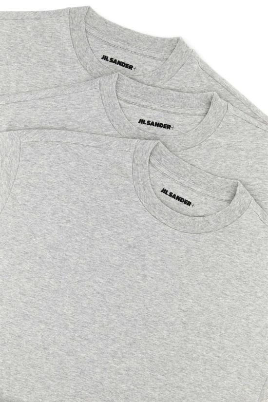  질샌더 긴팔 티셔츠 질 샌더 코튼 티셔츠 세트 (회색) - JIL SANDER