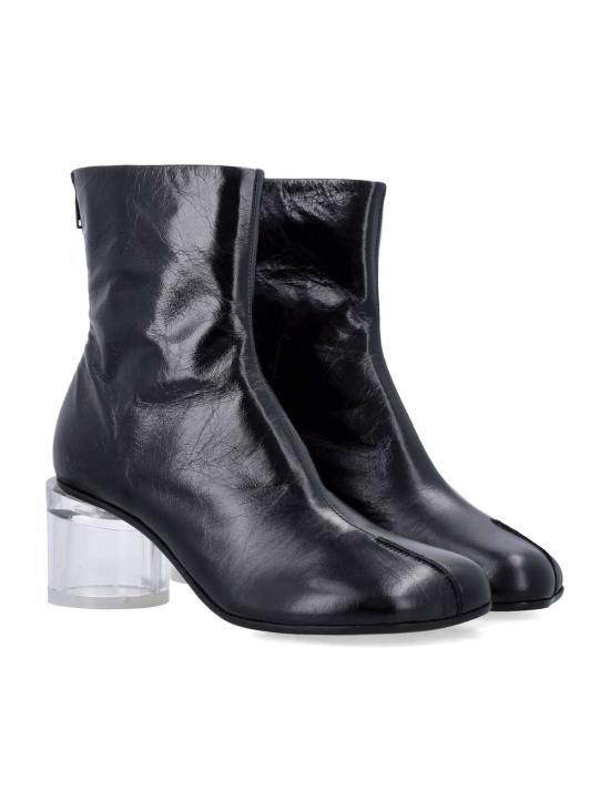  MM6 메종마르지엘라 부츠 메종 마르지엘라 MM6 아나토믹 앵클  블랙 - MM6 MAISON MARGIELA