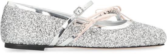 26SS 지미추 플랫 슈즈 LOLIBALLERINABQLSILVERMACARON Silver - JIMMY CHOO