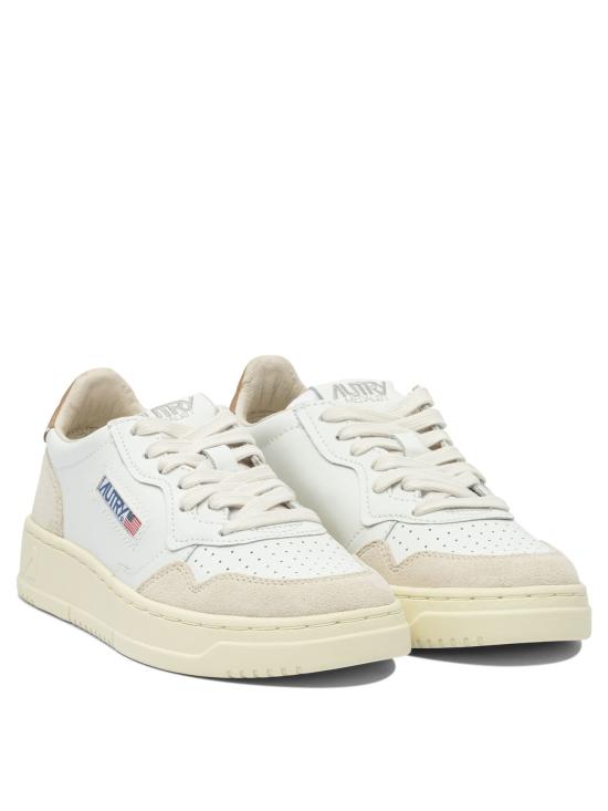 26SS 오트리 메달리스트 로우 레더 스니커즈 AULWLS02 WHITE - AUTRY