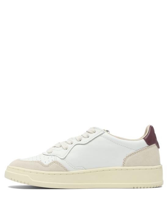 26SS 오트리 메달리스트 로우 레더 스니커즈 AULWLS03 WHITE - AUTRY