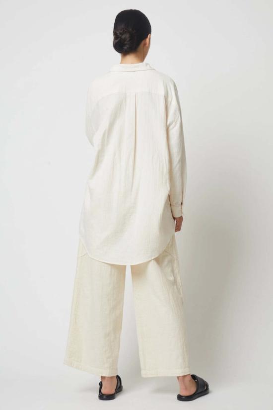  아뜰리에 델핀 셔츠 아틀리에 델핀 오버사이즈 오버레이 셔츠 - ATELIER DELPHINE