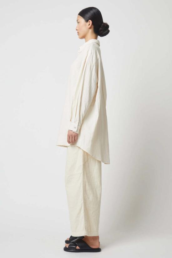  아뜰리에 델핀 셔츠 아틀리에 델핀 오버사이즈 오버레이 셔츠 - ATELIER DELPHINE