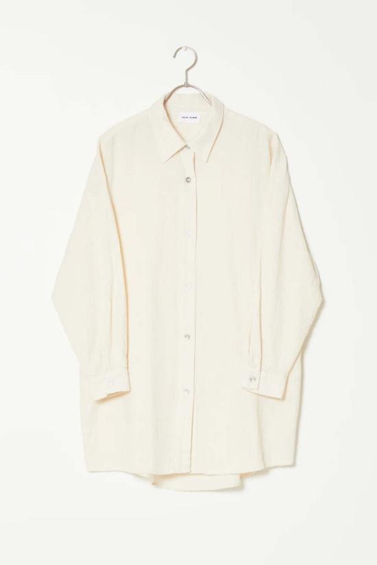  아뜰리에 델핀 셔츠 아틀리에 델핀 오버사이즈 오버레이 셔츠 - ATELIER DELPHINE